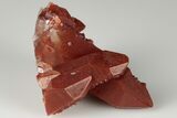 Natural Red Quartz Crystal Cluster- Morocco #190309-1
